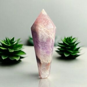 Amethyst Crazy Lace Crystal‎ Wand (#9)